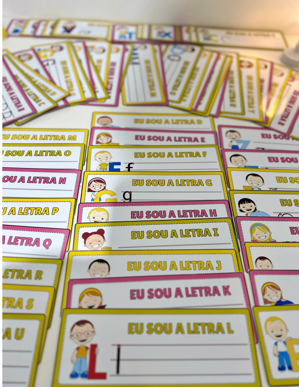 FICHAS DE TRAÇADO DO ALFABETO - Imagem 9