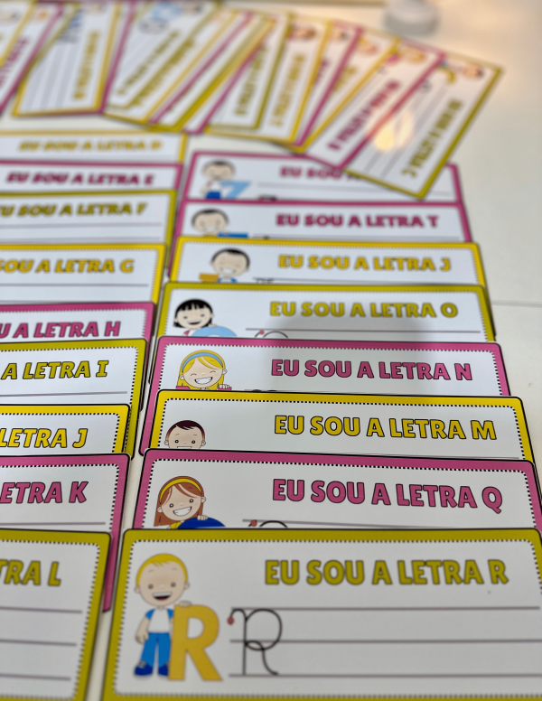 FICHAS DE TRAÇADO DO ALFABETO - Imagem 6