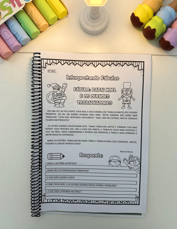 APOSTILA INTERPRETANDO FÁBULAS - Imagem 2
