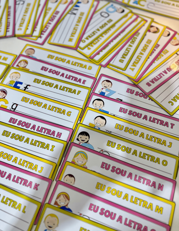 FICHAS DE TRAÇADO DO ALFABETO - Imagem 2