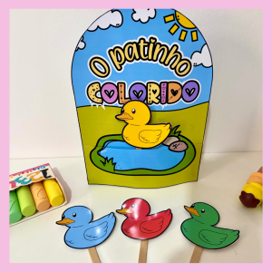 LUVA O PATINHO COLORIDO