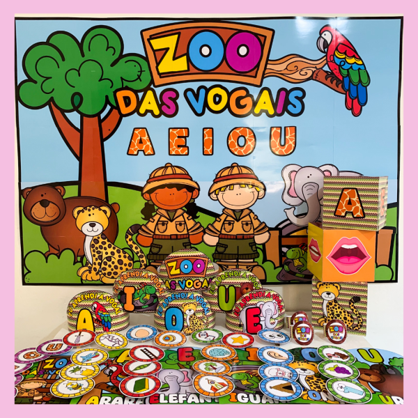 KIT ZOO DAS VOGAIS