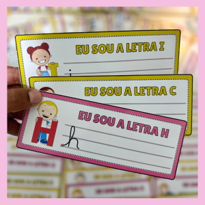 FICHAS DE TRAÇADO DO ALFABETO
