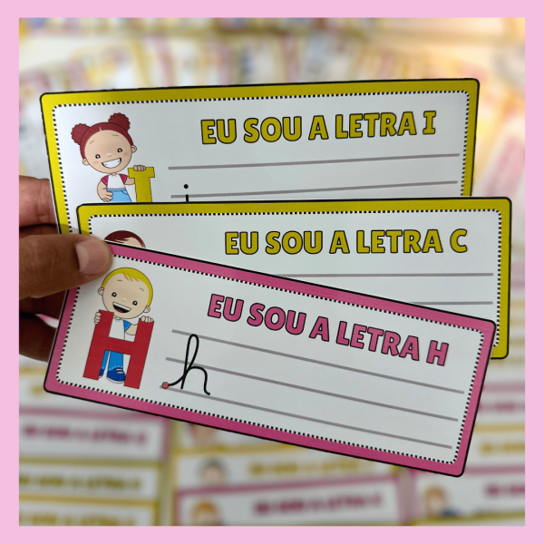FICHAS DE TRAÇADO DO ALFABETO