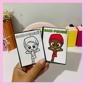 MINI LIVRO PARA COLORIR - FOLCLORE BRASILEIRO