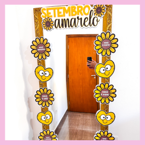MOLDURA ESPELHO SETEMBRO AMARELO