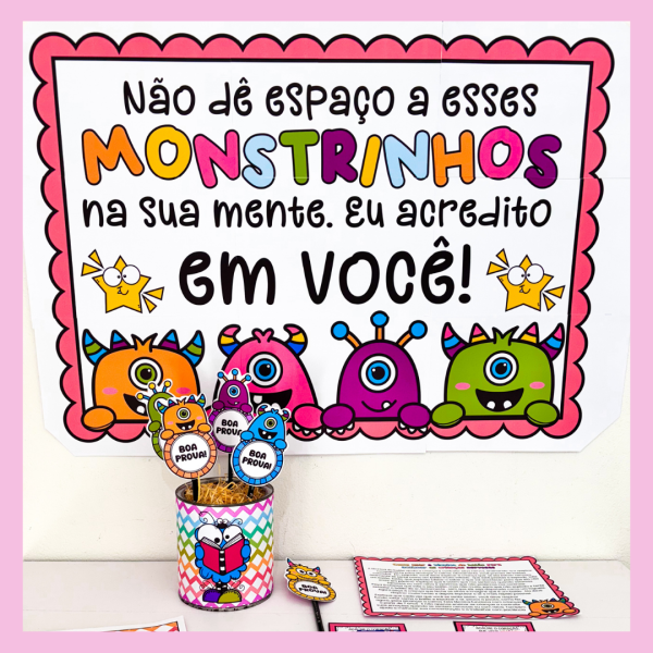 SEMANA DE PROVAS MONSTRINHOS