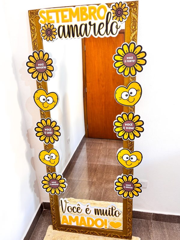 MOLDURA ESPELHO SETEMBRO AMARELO - Imagem 13