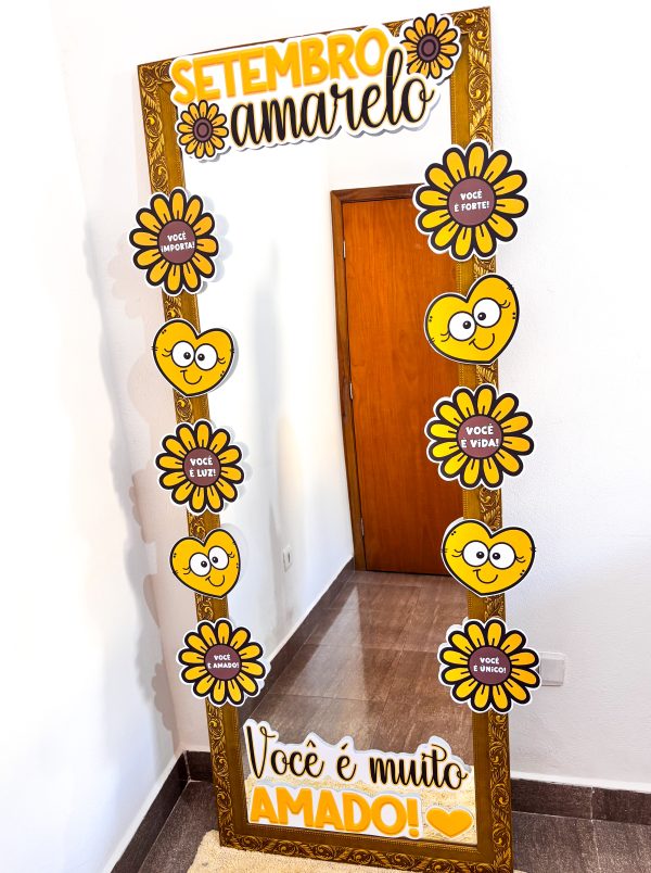 MOLDURA ESPELHO SETEMBRO AMARELO - Imagem 12