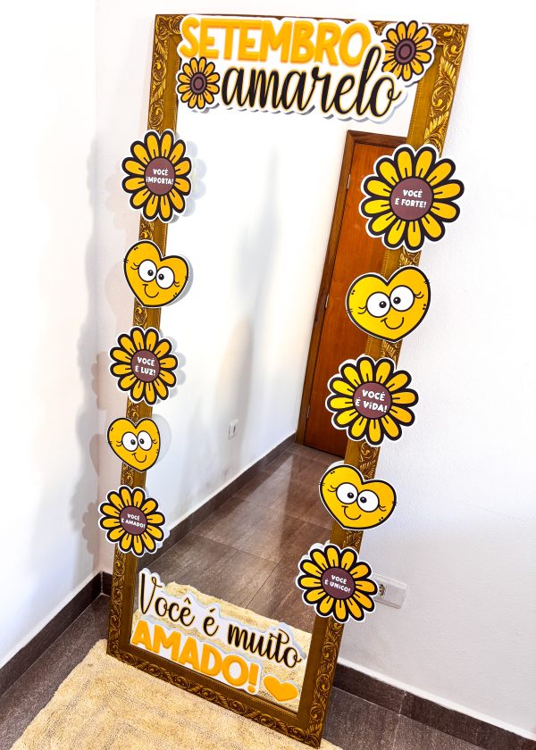 MOLDURA ESPELHO SETEMBRO AMARELO - Imagem 11