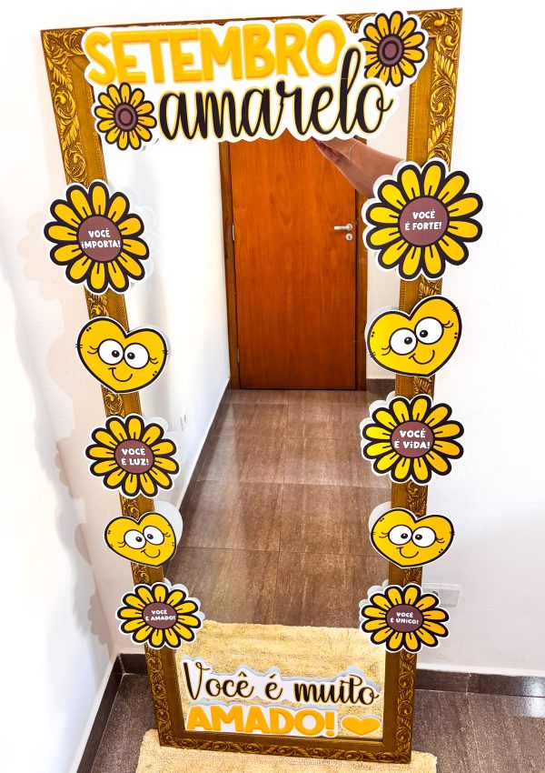 MOLDURA ESPELHO SETEMBRO AMARELO - Imagem 9