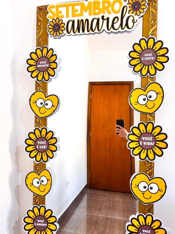 MOLDURA ESPELHO SETEMBRO AMARELO - Imagem 3