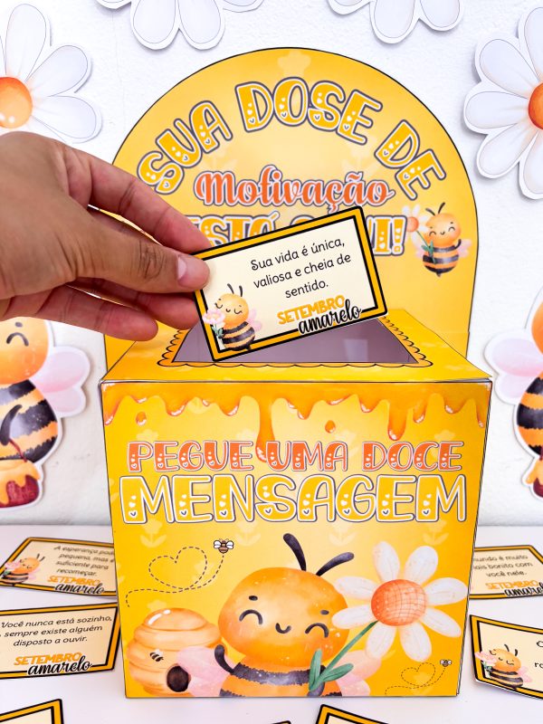 CAIXA MOTIVACIONAL SETEMBRO AMARELO - Imagem 8