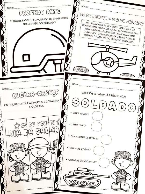 ATIVIDADES DIA DO SOLDADO - Imagem 4