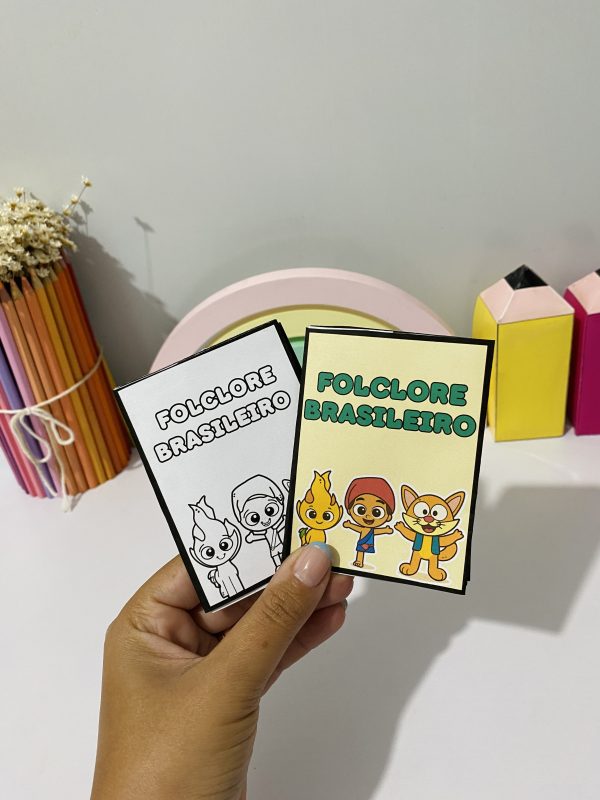 MINI LIVRO PARA COLORIR - FOLCLORE BRASILEIRO - Imagem 6