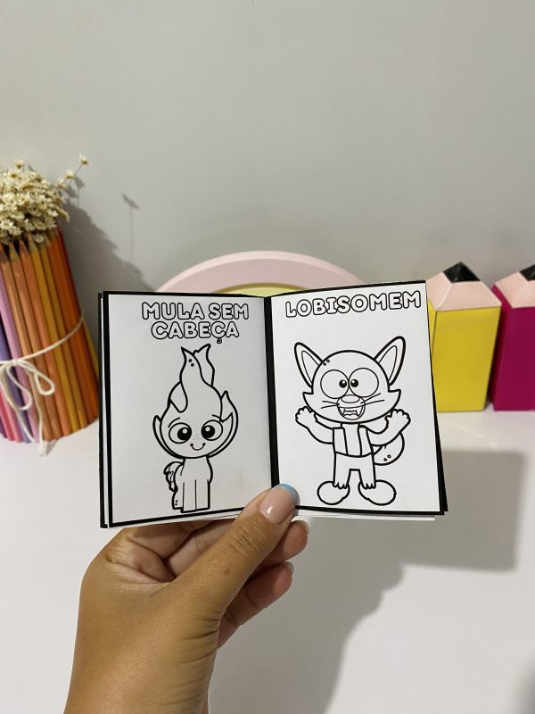 MINI LIVRO PARA COLORIR - FOLCLORE BRASILEIRO - Imagem 4