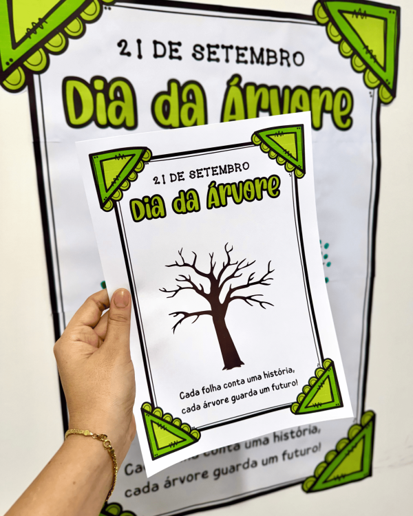 CARTAZ COLABORATIVO DIA DA ÁRVORE - Imagem 4