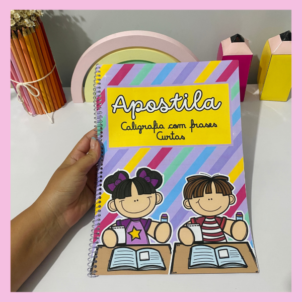APOSTILA DE CALIGRAFIA FRASES CURTAS
