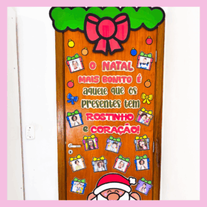 PAINEL DE PORTA DE NATAL TEMA PRESENTES