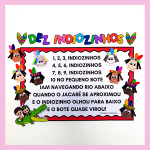 CARTAZ 10 INDIOZINHOS