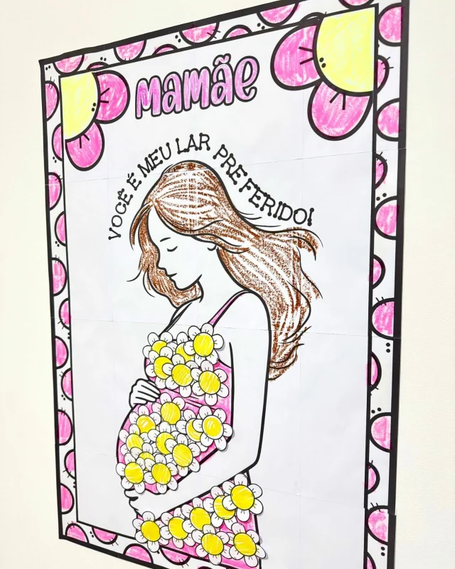 ❤️ Cartaz Colaborativo Dia das Mães ❤️

🥰 Cartaz colaborativo para colorir para trabalhar o tema “Dia das Mães” com crianças da Educação Infantil.

🤩 O material vai na versão cartaz ampliado e também na versão A4. As duas versões para colorir.

💖 Também acompanha flores para as crianças colorirem, desenharem ou escreverem o nome da mãe e personalizar ainda mais o cartaz.

✨ Proposta linda para tornar essa data ainda mais especial. 

😀 O cartaz montado fica com as seguintes medidas: 1m de altura x 67cm de altura.

✅ O arquivo vai em PDF, pronto para impressão.

💰R$5,00

🛍️ Para adquirir comente “eu quero”, chame no direct ou acesse a loja na bio.
.
.
.
#prof #professor #professora #pedagoga #pedagogo #pedagogia #profporamor #profcriativa #educacao #educacaoinfantil #ensino #ensinofundamental