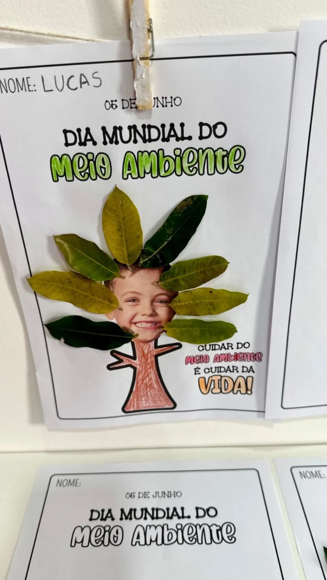 🌎 Atividade Folhas Dia do Meio Ambiente 🌎

🍃 Atividade de artes utilizando folhas, para trabalhar o Dia Mundial do Meio Ambiente com crianças da Educação Infantil.

🥰 Desenvolve a conscientização sobre os cuidados com o Meio Ambiente, além de estimular habilidades manuais e criatividade.

✅ O arquivo vai em PDF, pronto para impressão.

💰R$3,00

🛍️ Para adquirir comente “eu quero”, chame no direct ou acesse a loja na bio.
.
.
.
#prof #professor #professora #pedagoga #pedagogo #pedagogia #profporamor #profcriativa #educacao #educacaoinfantil #ensino #ensinofundamental