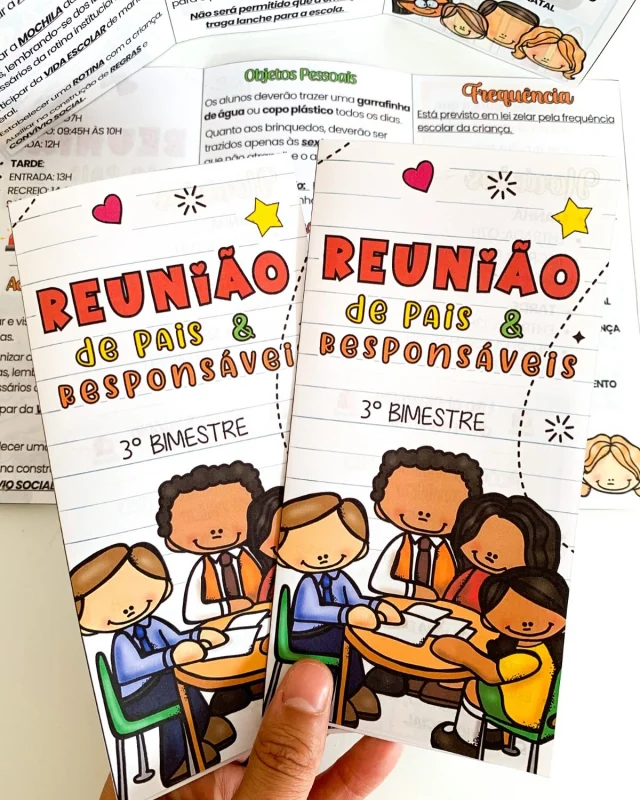 ✨ Folder Reunião ✨

🤩 Arquivo Folder Reunião de Pais editável.

💖 O material vai com as informações totalmente editável, para ser personalizado de acordo com as informações importantes de cada reunião.

🥳 No folder também é possível adicionar a foto da criança.

✅ Link de edição através do Canva.

💰R$7,00

🛍️ Para adquirir comente “eu quero”, chame no direct ou acesse a loja na bio.
.
.
.
#prof #professor #professora #pedagoga #pedagogo #pedagogia #profporamor #profcriativa #educacao #educacaoinfantil #ensino #ensinofundamental