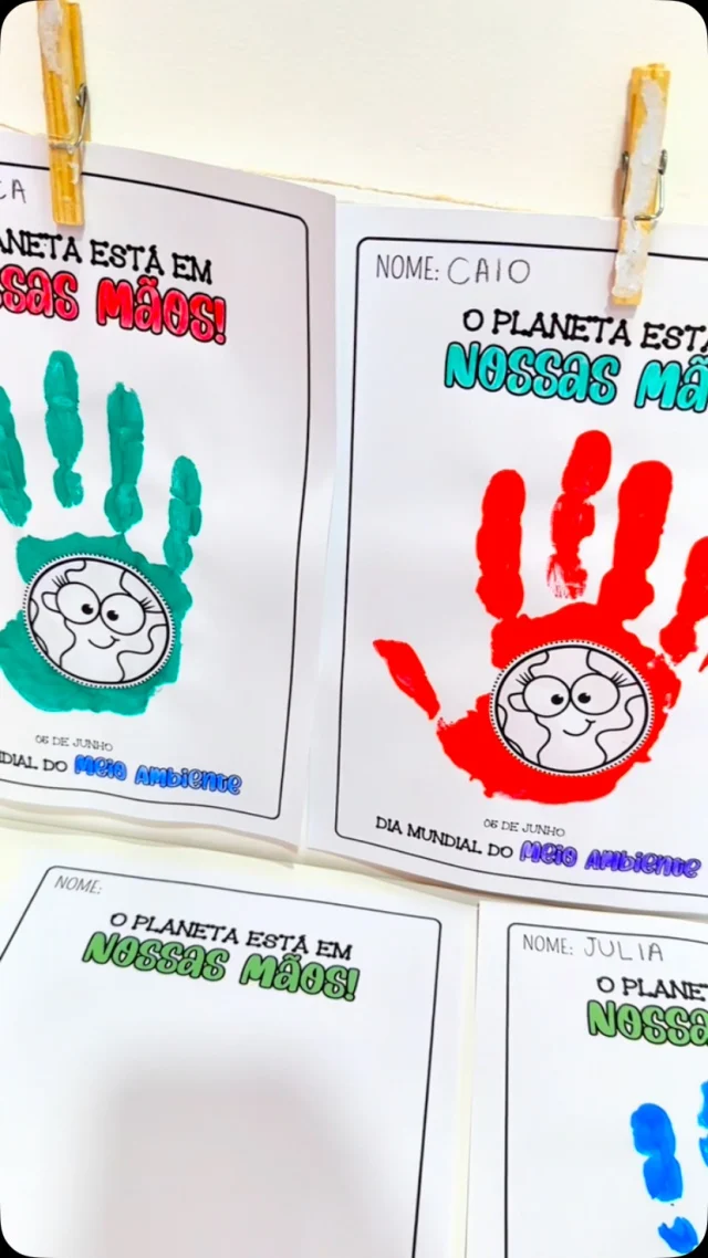 🌳 Atividade Carimbo de Mão Dia do Meio Ambiente 🌳

💚 Atividade “O Planeta está em nossas mãos” para trabalhar o tema Meio Ambiente com crianças da Educação Infantil e séries iniciais do Ensino Fundamental.

🤩 O material vai com variações coloridas e para colorir, e para realizar a proposta a criança irá carimbar a mão utilizando tinta guache.

✅ O arquivo vai em PDF, pronto para impressão.

💰R$3,00

🛍️ Para adquirir comente “eu quero”, chame no direct ou acesse a loja na bio.
.
.
.
#prof #professor #professora #pedagoga #pedagogo #pedagogia #profporamor #profcriativa #educacao #educacaoinfantil #ensino #ensinofundamental