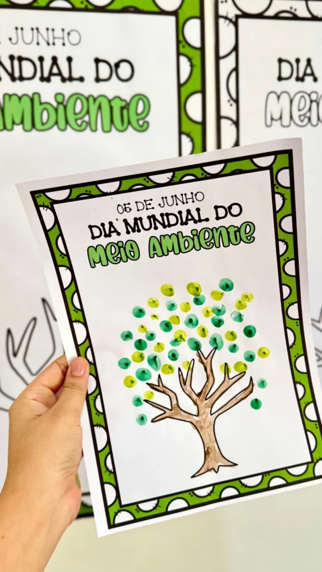 🌳 Cartaz Colaborativo Árvore Dia Mundial do Meio Ambiente 🌳

🍃 Cartaz Colaborativo para trabalhar o tema Meio Ambiente com crianças da Educação Infantil e séries iniciais do Ensino Fundamental.

🤩 O material vai na opção de borda colorida e para colorir, ampliado e também na opção de atividade A4.

📏 O cartaz montado fica com as seguintes medidas: 76cm x 52cm.

✅ O arquivo vai em PDF, pronto para impressão.

💰R$5,00

🛍️ Para adquirir comente “eu quero”, chame no direct ou acesse a loja na bio.
.
.
.
#prof #professor #professora #pedagoga #pedagogo #pedagogia #profporamor #profcriativa #educacao #educacaoinfantil #ensino #ensinofundamental