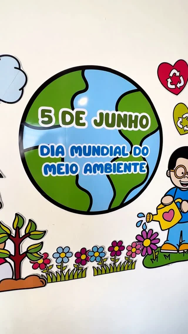 🌎 Painel Dia Mundial do Meio Ambiente 🌎

🌳 Painel para trabalhar o tema Dia Mundial do Meio Ambiente com crianças da Educação Infantil e das séries iniciais do Ensino Fundamental.

🤩 O arquivo também acompanha vídeo tutorial de montagem.

✨ Para impressão é recomendado utilizar papel de gramatura 180 e cola de silicone líquida.

📏 Medidas do painel montado: 1,3m de largura por 90cm de altura.

✅ O arquivo vai em PDF, pronto para impressão.

💰R$7,00

🛍️ Para adquirir comente “eu quero”, chame no direct ou acesse a loja na bio.
.
.
.
#prof #professor #professora #pedagoga #pedagogo #pedagogia #profporamor #profcriativa #educacao #educacaoinfantil #ensino #ensinofundamental
