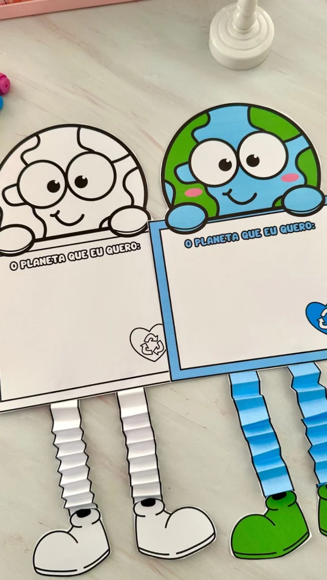 🌎 Atividade “O Planeta Que Eu Quero” 🌎

🌳 Atividade “O Planeta que eu quero” para trabalhar o tema “Dia Mundial do Meio Ambiente” com crianças da Educação Infantil e das séries iniciais do Ensino Fundamental.

💚 O arquivo vai na opção colorida e para colorir. 

🤩 A criança pode fazer um desenho ou escrever uma frase sobre o Planeta que ela quer, e também irá recortar as tiras e fazer dobraduras conforme a foto modelo que vai no arquivo.

😍 Atividade linda que pode ser utilizada para decorar painéis e murais relacionados ao tema.

✅ O arquivo vai em PDF, pronto para impressão.

💰R$4,00

🛍️ Para adquirir comente “eu quero”, chame no direct ou acesse a loja na bio.
.
.
.
#prof #professor #professora #pedagoga #pedagogo #pedagogia #profporamor #profcriativa #educacao #educacaoinfantil #ensino #ensinofundamental
