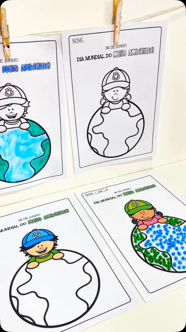 🌎 Atividade Crepom Dia Do Meio Ambiente 🌎

💚 Atividade Artes-Planeta, para trabalhar o Dia Mundial do Meio Ambiente com crianças da Educação Infantil.

🤩 O arquivo vai na opção menino e menina e atividade colorida e para colorir.

✨ Desenvolve a conscientização sobre os cuidados com o Meio Ambiente, além de estimular habilidades manuais e criatividade.

✅ O arquivo vai em PDF, pronto para impressão.

💰R$3,00

🛍️ Para adquirir comente “eu quero”, chame no direct ou acesse a loja na bio.
.
.
.
#prof #professor #professora #pedagoga #pedagogo #pedagogia #profporamor #profcriativa #educacao #educacaoinfantil #ensino #ensinofundamental
