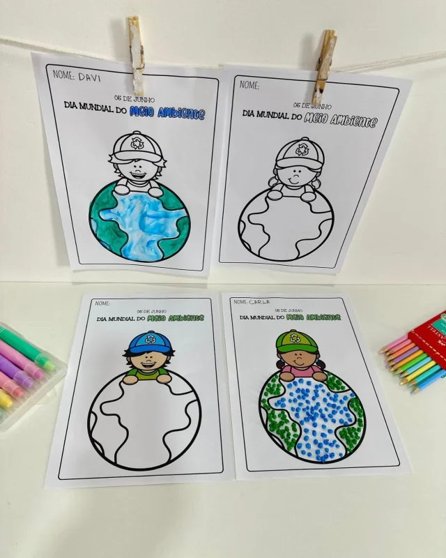 🌎 Atividade Crepom Dia Do Meio Ambiente 🌎

💚 Atividade Artes-Planeta, para trabalhar o Dia Mundial do Meio Ambiente com crianças da Educação Infantil.

🤩 O arquivo vai na opção menino e menina e atividade colorida e para colorir.

✨ Desenvolve a conscientização sobre os cuidados com o Meio Ambiente, além de estimular habilidades manuais e criatividade.

✅ O arquivo vai em PDF, pronto para impressão.

💰R$3,00

🛍️ Para adquirir comente “eu quero”, chame no direct ou acesse a loja na bio.
.
.
.
#prof #professor #professora #pedagoga #pedagogo #pedagogia #profporamor #profcriativa #educacao #educacaoinfantil #ensino #ensinofundamental