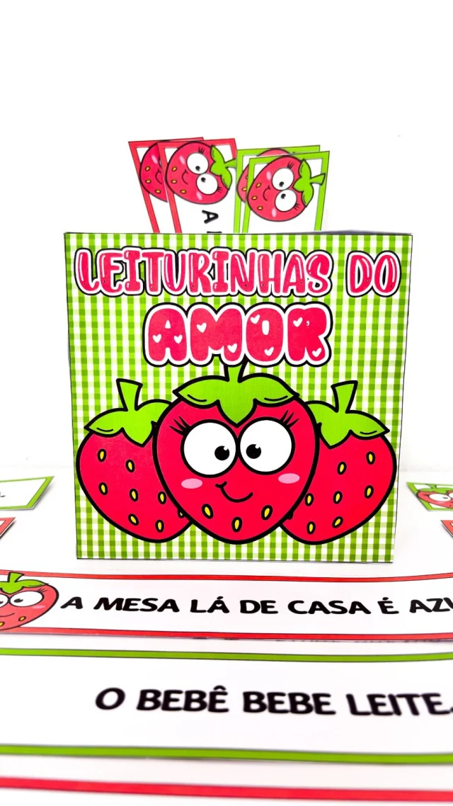 🍓 Leiturinhas do Amor - Frases 🍓

🥰 Leiturinhas do Amor agora em uma versão ainda mais encantadora: com 48 fichas de frases curtas, simples e cheias de significado, ideais para crianças em fase de alfabetização.

💖 Cada frase foi pensada para desenvolver a fluência leitora, ampliar a compreensão e incentivar a autonomia com leveza e afeto. Um material visual, lúdico e funcional, que pode ser usado na leitura diária, em jogos, rodas de  leitura, montagem de frases e muito mais.

🤩 Tudo isso dentro de uma caixinha temática irresistível, inspirada no Morango do Amor — perfeita para
transformar a leitura em um momento especial.

🖨️ O arquivo vai em PDF, pronto para impressão.

💰R$7,00

🛍️ Para adquirir comente “eu quero”, chame no direct ou acesse a loja na bio.
.
.
.
#prof #professor #professora #pedagoga #pedagogo #pedagogia #profporamor #profcriativa #educacao #educacaoinfantil #ensino #ensinofundamental