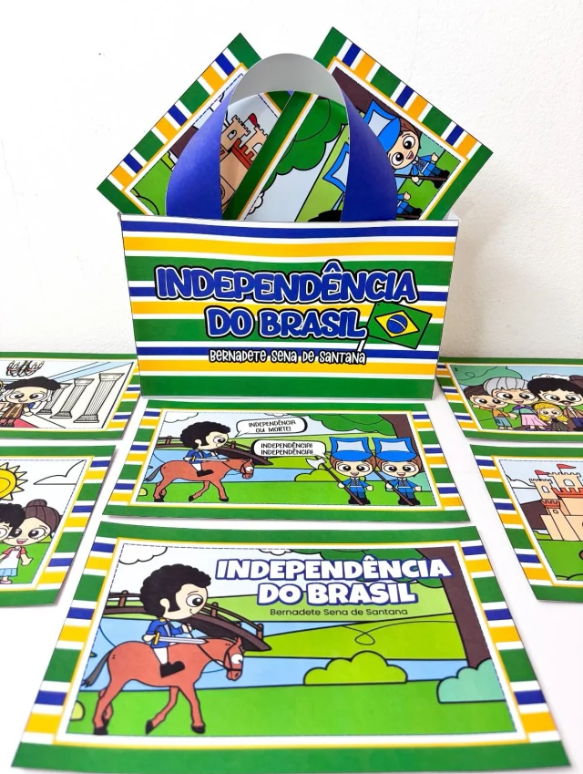 🇧🇷 História da Independência do Brasil 🇧🇷

🤩 Vamos contar a História da Independência do Brasil de um jeito que as crianças entendem e se encantam!

✨ Essa história em fichas foi adaptada com linguagem simples e acessível para a Educação Infantil e Anos Iniciais, explicando de forma lúdica e cativante como aconteceu esse ato tão importante para o nosso país.

❓ Por que esse material é especial?
* Texto leve e ilustrado, que prende a atenção dos pequenos.
* Ideal para rodas de leitura, contação de histórias e projetos sobre o 07 de Setembro.

✅ Acompanha sacola exclusiva para guardar as fichas organizadas.

📹 Inclui tutorial de montagem, para facilitar seu uso em sala de aula.

💡 Mostre para seus alunos que a Independência do Brasil é muito mais do que uma data no calendário — é um capítulo vivo da nossa história!

🖨️ O arquivo vai em PDF, pronto para impressão.

💰R$8,00

🛍️ Para adquirir comente “eu quero”, chame no direct ou acesse a loja na bio.
.
.
.
#prof #professor #professora #pedagoga #pedagogo #pedagogia #profporamor #profcriativa #educacao #educacaoinfantil #ensino #ensinofundamental