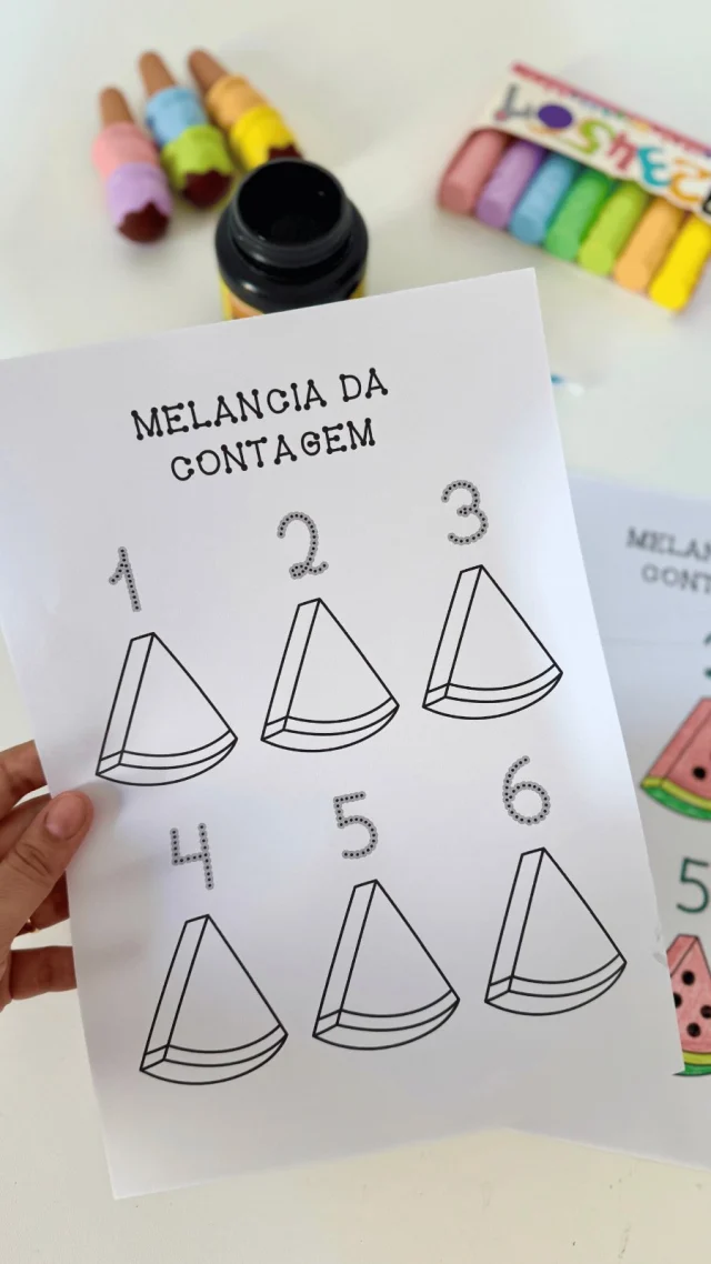 🍉 Melancia da Contagem 🍉

🤩 Atividade Melancia da Contagem para trabalhar diversas habilidades com crianças da Educação Infantil.

💖 Nessa proposta a criança irá colorir as figuras e pintar as sementes de acordo com a quantidade indicada.

✨ Trabalha numerais de 1 a 6, coordenação motora fina, contagem e pintura.

🖨️ O arquivo vai em PDF, pronto para impressão.

💰R$3,00

🛍️ Para adquirir comente “eu quero”, chame no direct ou acesse a loja na bio.
.
.
.
#prof #professor #professora #pedagoga #pedagogo #pedagogia #profporamor #profcriativa #educacao #educacaoinfantil #ensino #ensinofundamental