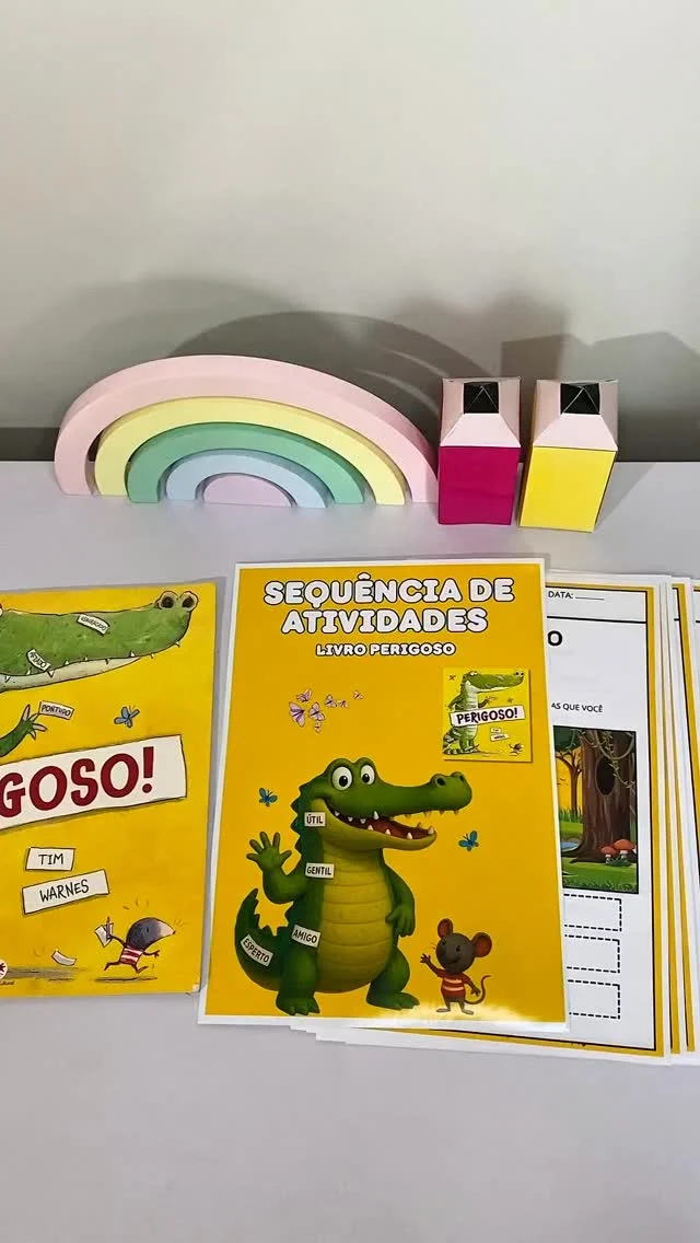 🐊 Atividade Livro “Perigoso” 🐊

💖 Material perfeito para trabalhar com as crianças valores como amizade e o poder das palavras. 

✨ São atividades prontas para você aplicar com a turma, explorando:
✅ Interpretação do texto
✅ Ampliação de vocabulário
✅ Produção de frases
✅ Raciocínio lógico
✅ Escrita criativa

🥰 Um material diferenciado que vai tornar suas aulas de português ainda mais significativas e envolventes.

🖨️ O arquivo vai em PDF, pronto para impressão.

💰R$7,00

🛍️ Para adquirir comente “eu quero”, chame no direct ou acesse a loja na bio.
.
.
.
#prof #professor #professora #pedagoga #pedagogo #pedagogia #profporamor #profcriativa #educacao #educacaoinfantil #ensino #ensinofundamental