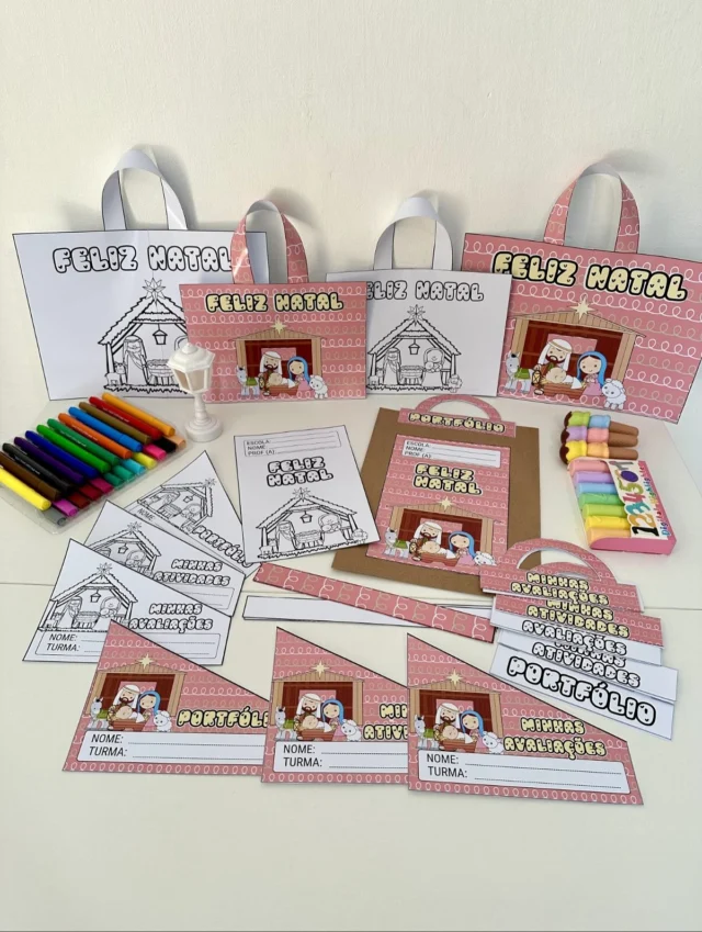 🌟 Kit Capas de Atividades Natal Cristão 2 🌟

✅ O kit inclui:
- Capa colorida para envelope
- Capa para colorir para envelope
- Alça para envelope colorida e para colorir para Atividades
- Alça para envelope colorida e para colorir para Portfólio
- Alça para envelope colorida e para colorir para Avaliações
- Sacola colorida tamanho grande
- Sacola colorida tamanho pequeno
- Sacola para colorir tamanho grande
- Sacola para colorir tamanho pequeno
- Aba para envelope colorida e para colorir para Atividades
- Aba para envelope colorida e para colorir para Portfólio
- Aba para envelope colorida e para colorir para Avaliações

🖨️ O arquivo vai em PDF, pronto para impressão.

💰R$5,00

🛍️ Para adquirir comente “eu quero”, chame no direct ou acesse a loja na bio.
.
.
.
#prof #professor #professora #pedagoga #pedagogo #pedagogia #profporamor #profcriativa #educacao #educacaoinfantil #ensino #ensinofundamental