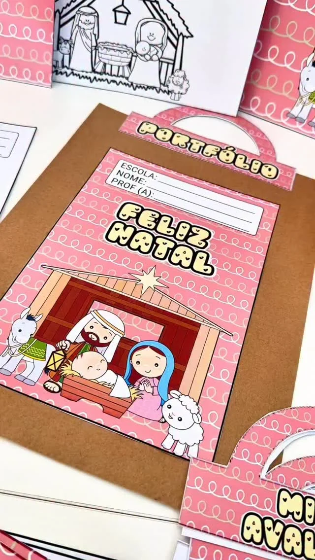 🌟 Kit Capas de Atividades Natal Cristão 2 🌟

✅ O kit inclui:
- Capa colorida para envelope
- Capa para colorir para envelope
- Alça para envelope colorida e para colorir para Atividades
- Alça para envelope colorida e para colorir para Portfólio
- Alça para envelope colorida e para colorir para Avaliações
- Sacola colorida tamanho grande
- Sacola colorida tamanho pequeno
- Sacola para colorir tamanho grande
- Sacola para colorir tamanho pequeno
- Aba para envelope colorida e para colorir para Atividades
- Aba para envelope colorida e para colorir para Portfólio
- Aba para envelope colorida e para colorir para Avaliações

🖨️ O arquivo vai em PDF, pronto para impressão.

💰R$5,00

🛍️ Para adquirir comente “eu quero”, chame no direct ou acesse a loja na bio.
.
.
.
#prof #professor #professora #pedagoga #pedagogo #pedagogia #profporamor #profcriativa #educacao #educacaoinfantil #ensino #ensinofundamental