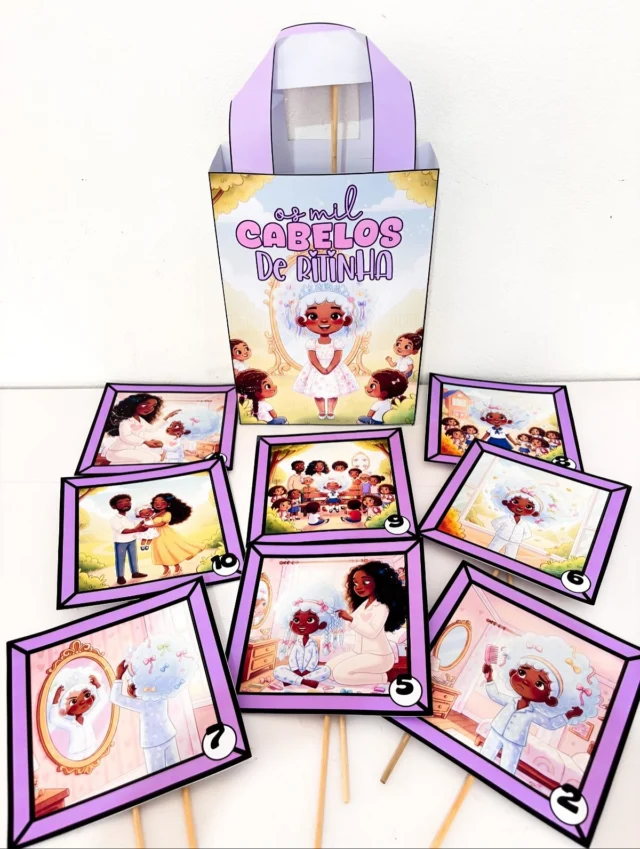🤎 Os Mil Cabelos de Ritinha 🤎

🌈💛 Nossa Sacola de História “Os Mil Cabelos de Ritinha” traz uma adaptação encantadora que celebra a autoestima, a diversidade e o amor por quem somos! 

✨👧🏾💫 Ritinha é uma menina cheia de personalidade, com um cabelo que parece ter vida própria! Entre penteados, espelhos e descobertas, ela aprende que a beleza está em ser exatamente quem Deus nos fez pra ser — do jeitinho único e especial que cada um é. 

🤩 Uma proposta cheia de afeto, leitura significativa e atividades que vão encantar sua turminha do início ao fim!

🖨️ O arquivo vai em PDF, pronto para impressão.

💰R$6,00

🛍️ Para adquirir comente “eu quero”, chame no direct ou acesse a loja na bio.
.
.
.
#prof #professor #professora #pedagoga #pedagogo #pedagogia #profporamor #profcriativa #educacao #educacaoinfantil #ensino #ensinofundamental